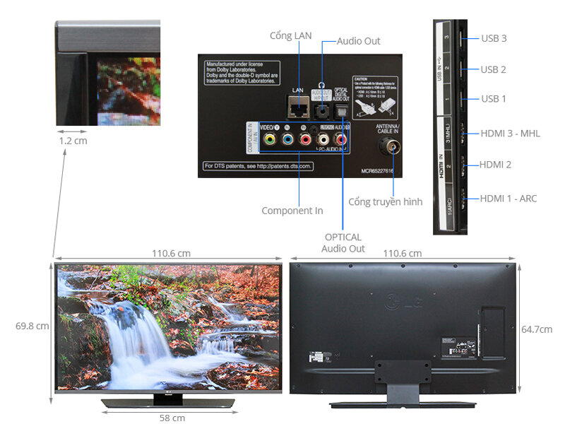 Smart Tivi LG  49 inch 49LF632T Smart Tivi LG  49 inch 49LF632T