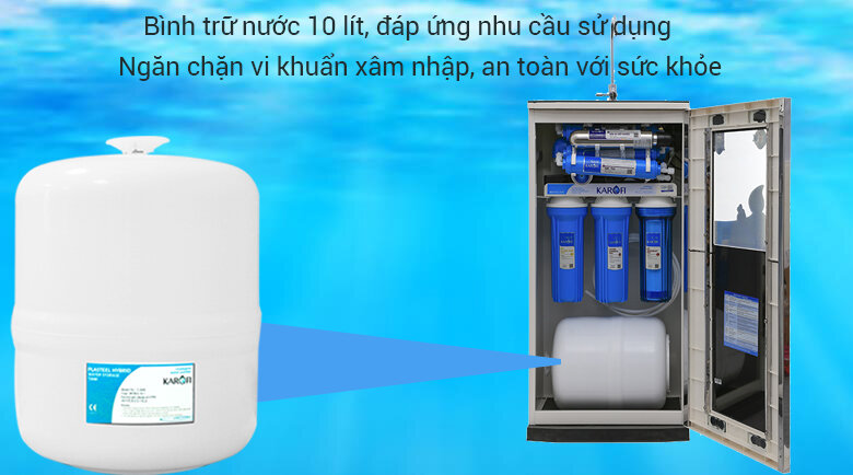 Máy lọc nước RO Karofi KSI90 9 lõi
