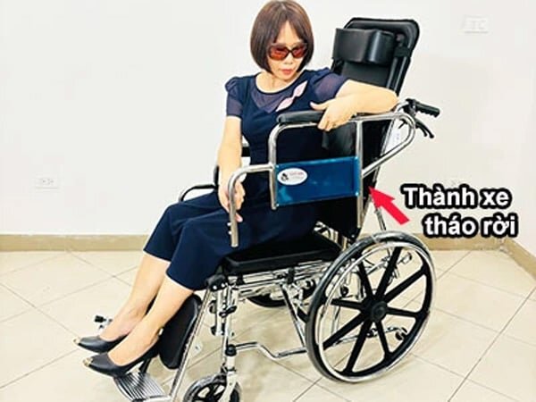 X7B dễ dàng tháo rời thành xe