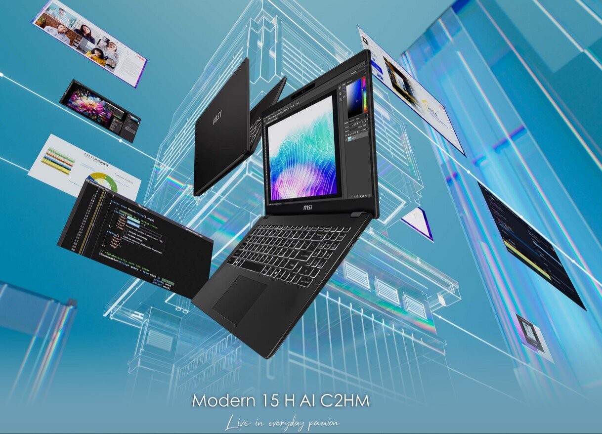 Laptop MSI Modern 15 H AI C2HMG-220VN