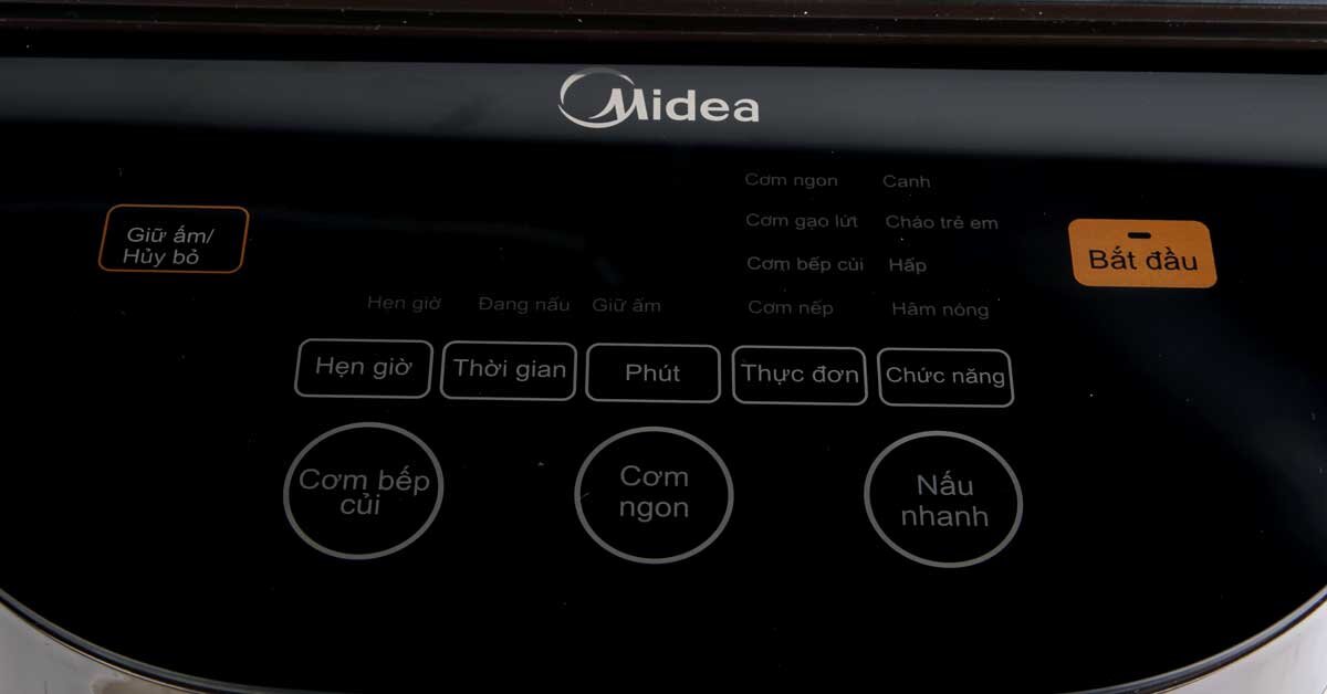 Nồi cơm điện cao tần Midea 1.5L MB-HS4008 Nồi cơm điện cao tần Midea 1.5L MB-HS4008