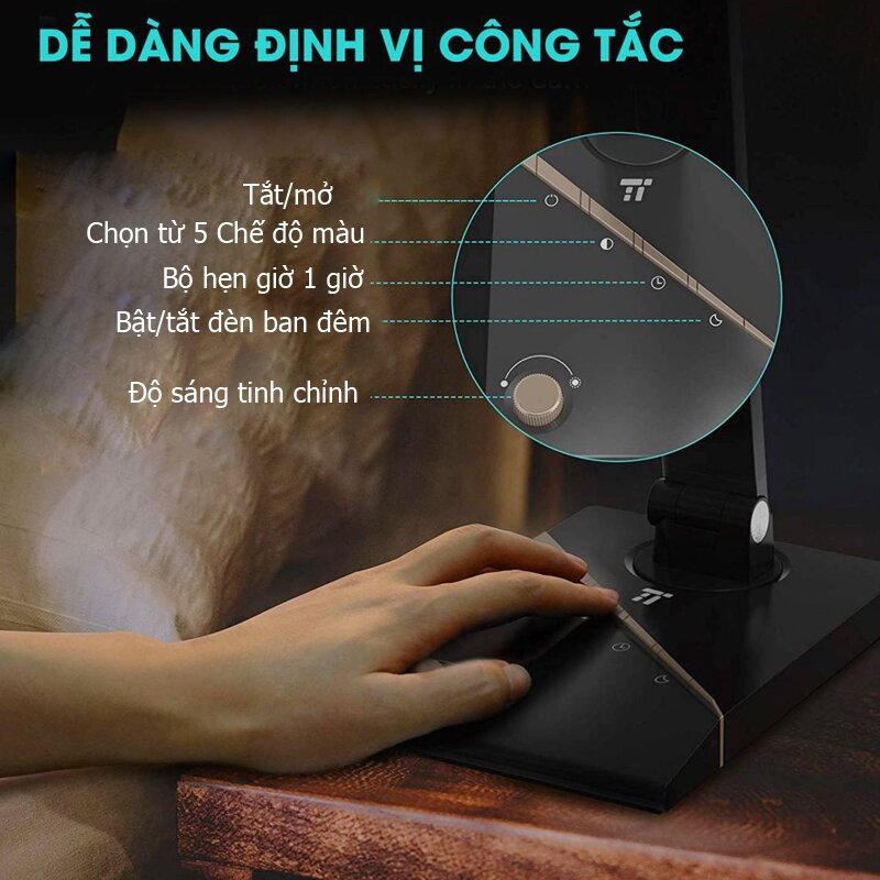 Đèn bàn LED bảo vệ mắt TaoTronics TT-DL028