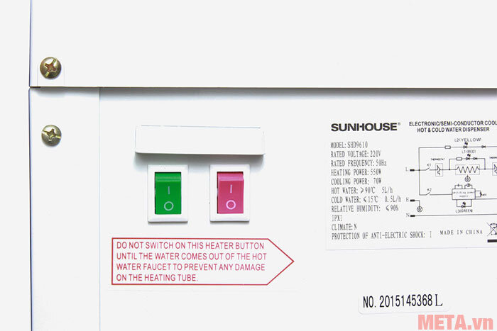 Cây nước nóng lạnh Sunhouse SHD9610