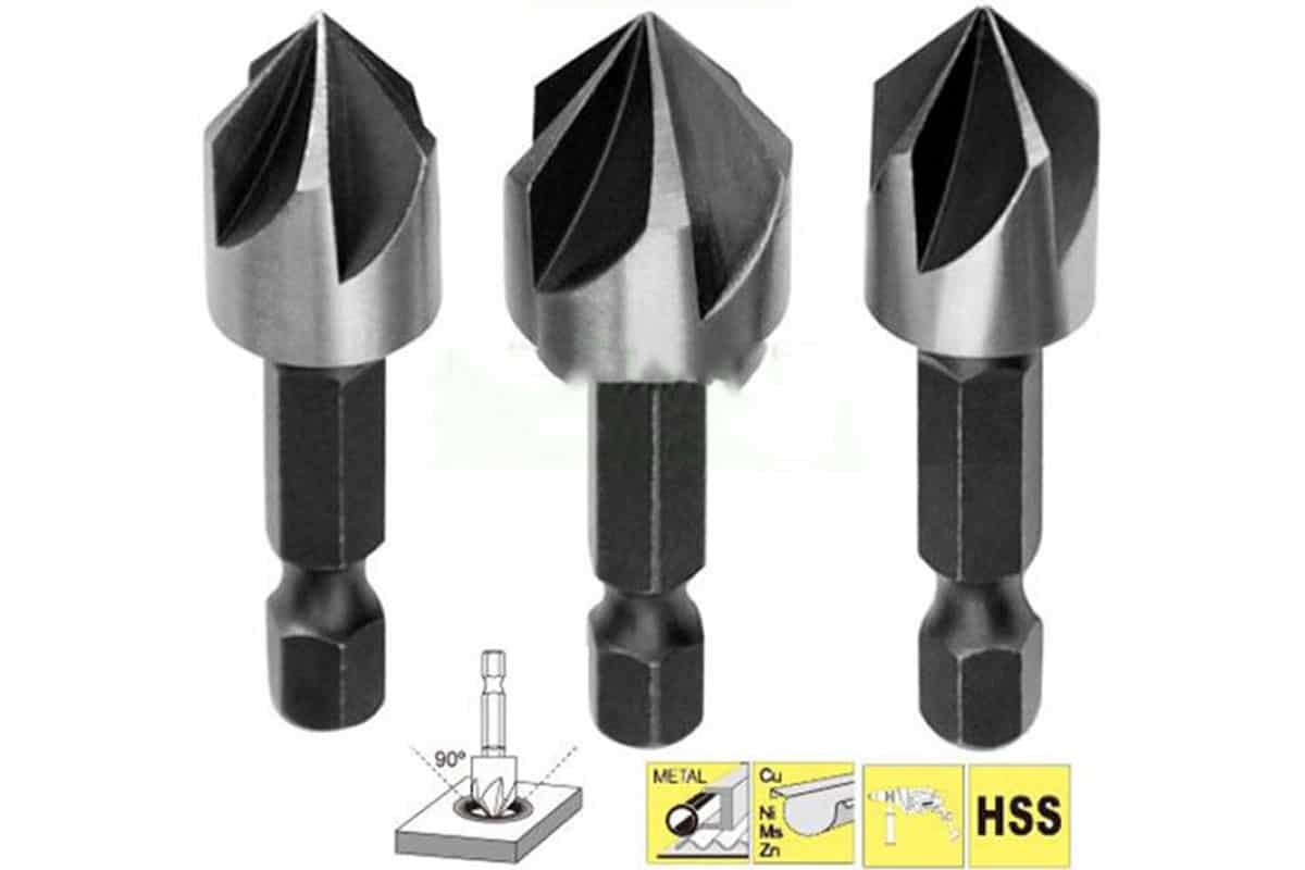 Bộ 3 mũi vát mép lỗ INGCO DBCS0031