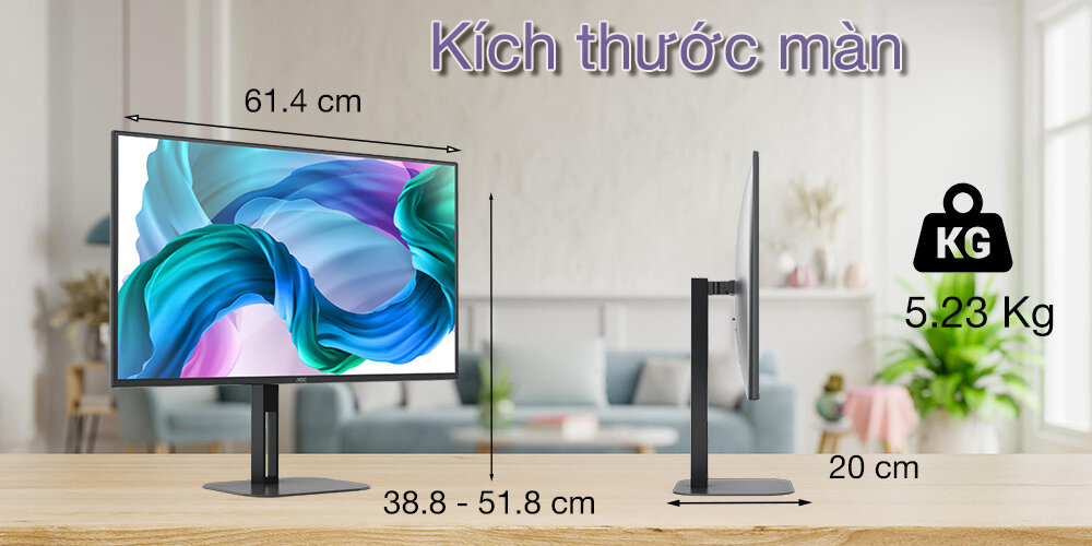 Màn hình AOC 27V5/BK/74 2