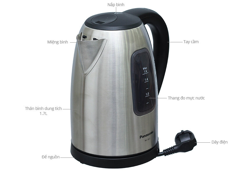 Bình siêu tốc Panasonic NC-SK1BRA 1.6 lít