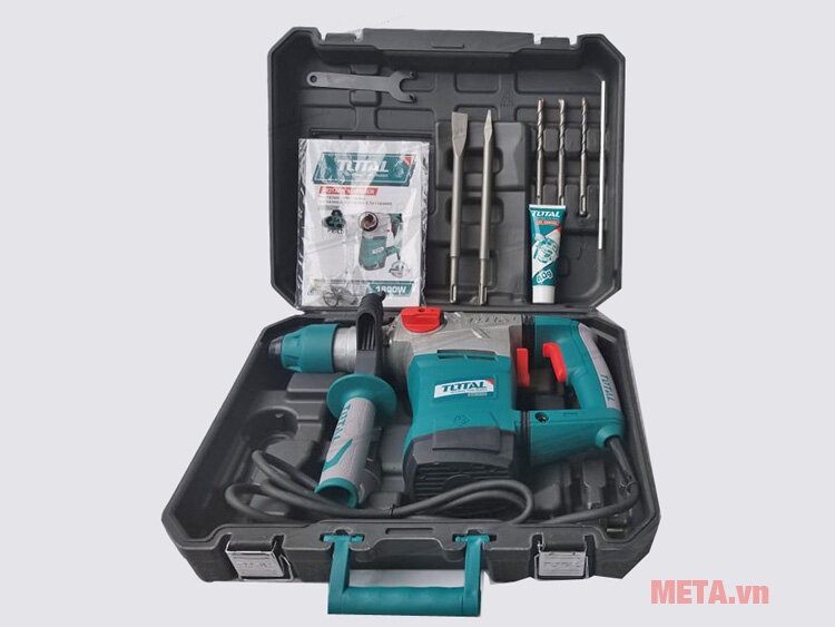 Máy khoan đục bê tông Total TH118366 - 1800W