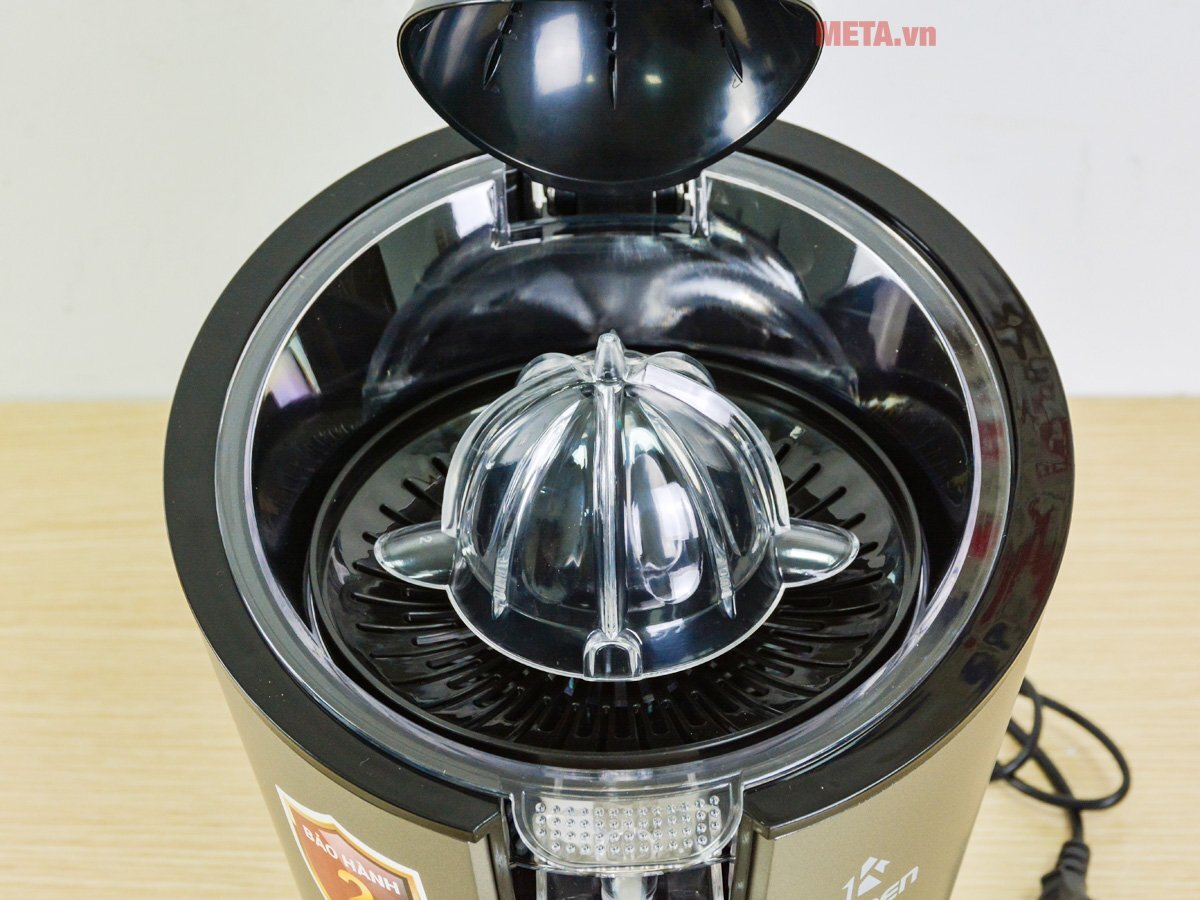 Máy vắt cam Kalpen có 2 đầu ép Máy vắt cam Kalpen