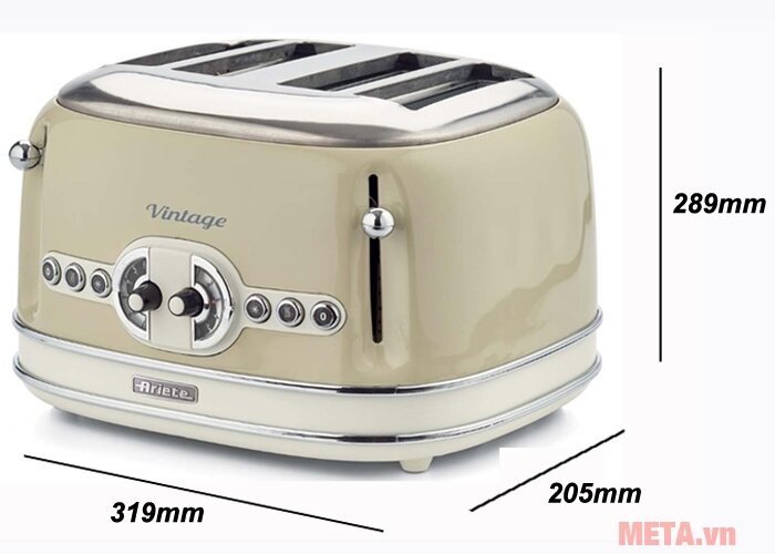 Máy nướng bánh mì 4 khay Ariete MOD 0156