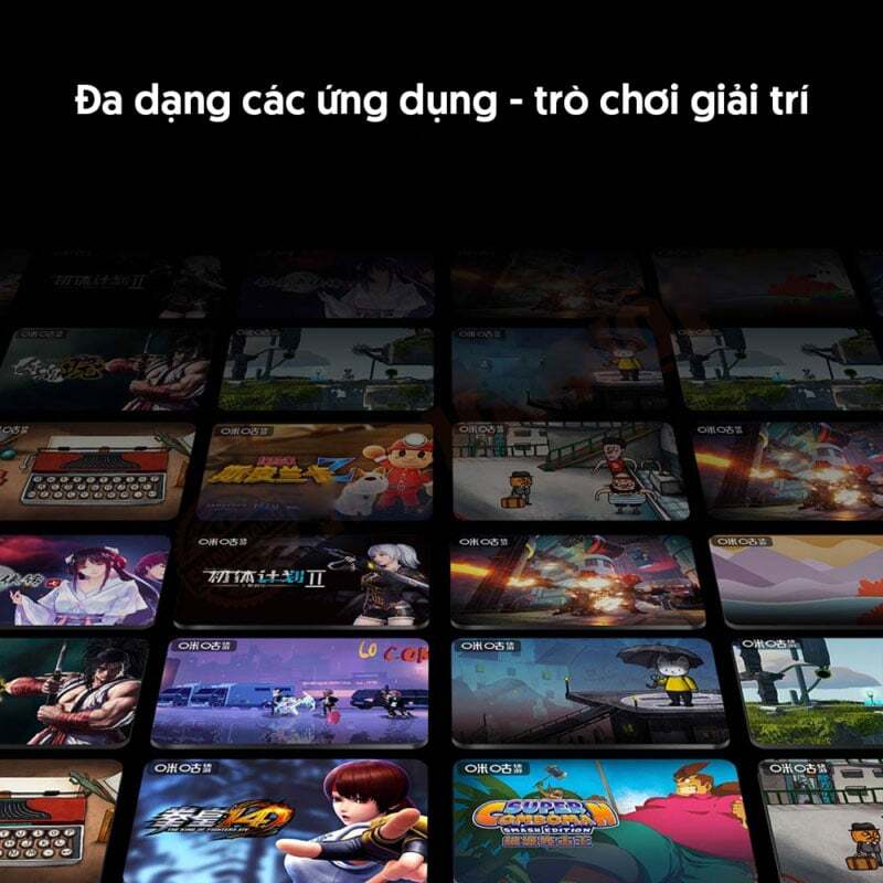 Tivi có đa dạng các ứng dụng chơi game Tivi 4K
