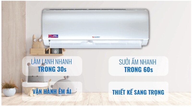 Điều hòa Dairry 2 chiều 24000BTU inverter I-DR24LKH