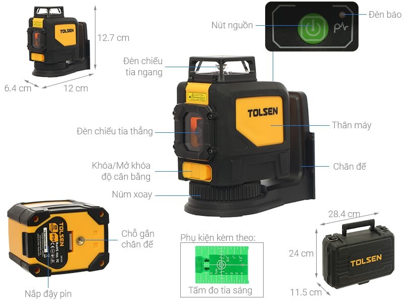 Máy cân mực laser Tolsen 35153