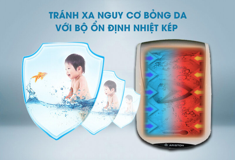 Máy nước nóng Ariston VR-E4522E-WH W/White Máy nước nóng Ariston VR-E4522E-WH W/White