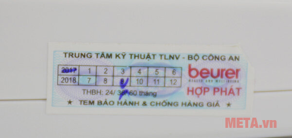 Máy đo huyết áp bắp tay Beurer BM47