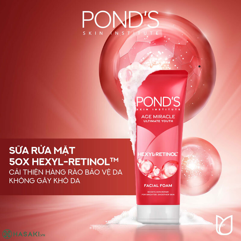Sữa Rửa Mặt Pond's Age Miracle Ngăn Ngừa Lão Hóa 100g