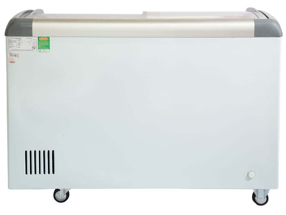 Mặt sau của tủ kem Tủ đông Darling