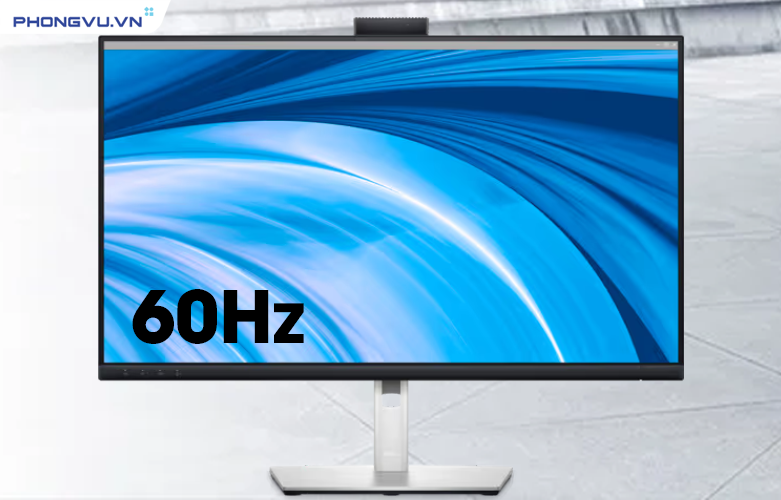 Dell C2723H được trang bị tấm nền IPS LED và có tần số quét 60Hz