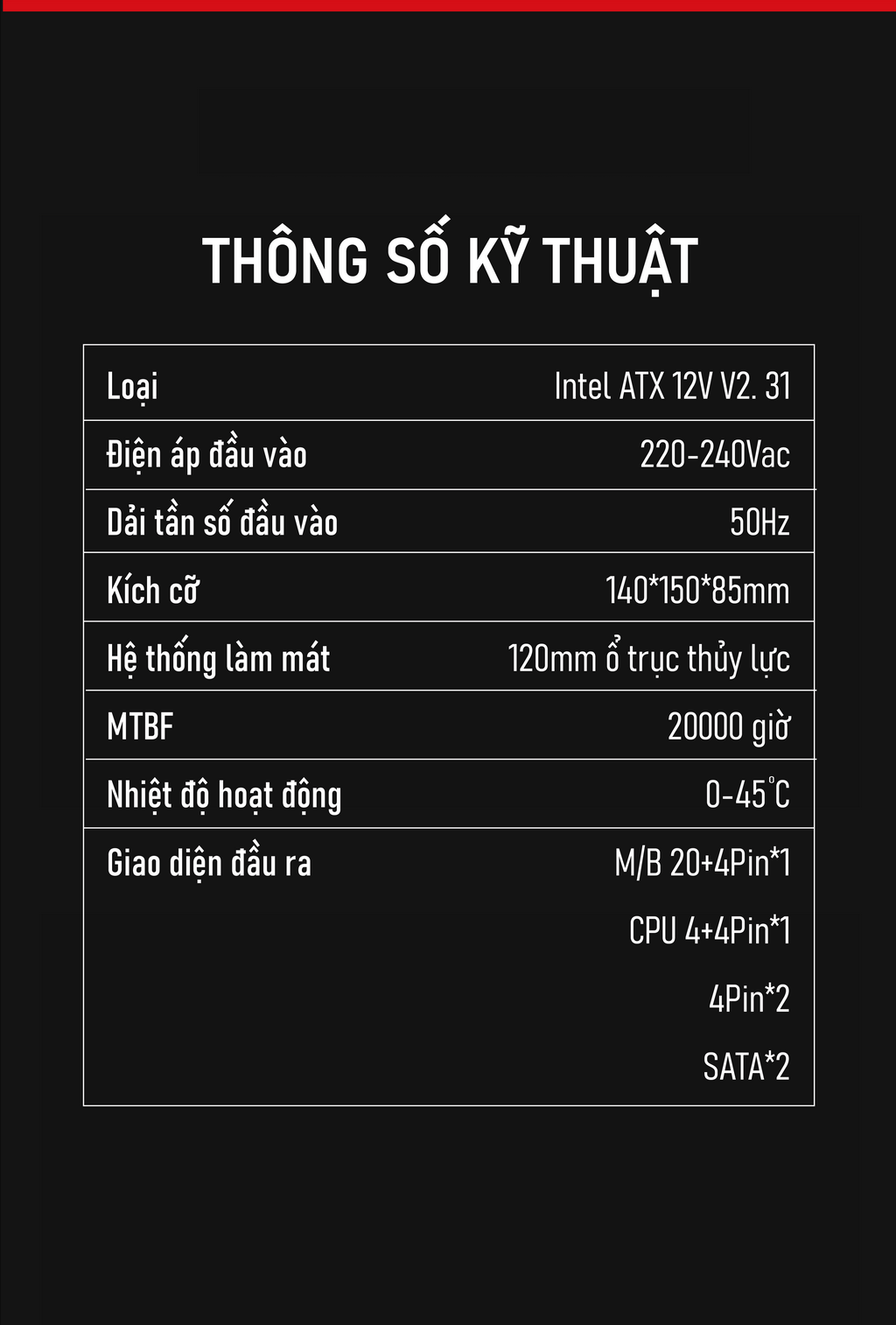 Nguồn máy tính AIGO VK350 - 350W