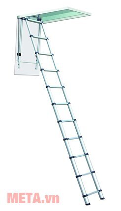 Thang nhôm rút gác xếp DLTL110