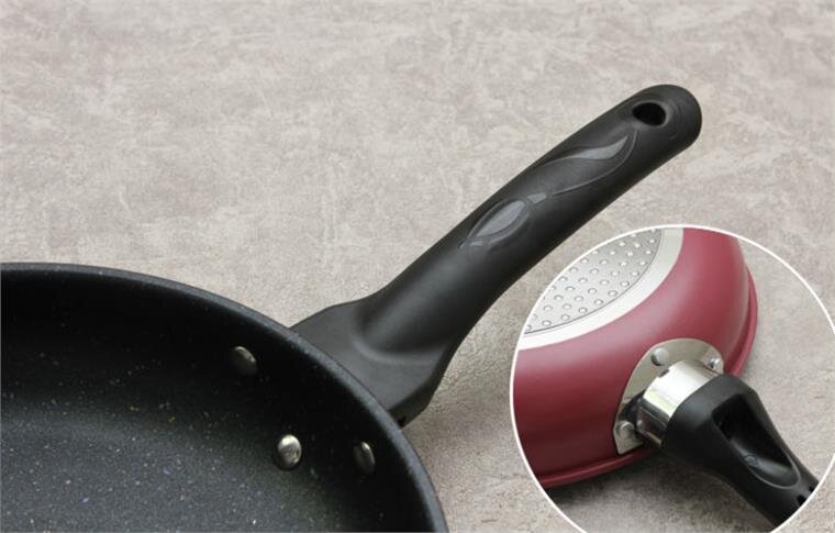 Chảo vân đá đáy từ Goldsun FP-GE1530-IH(Hồng) - 30cm