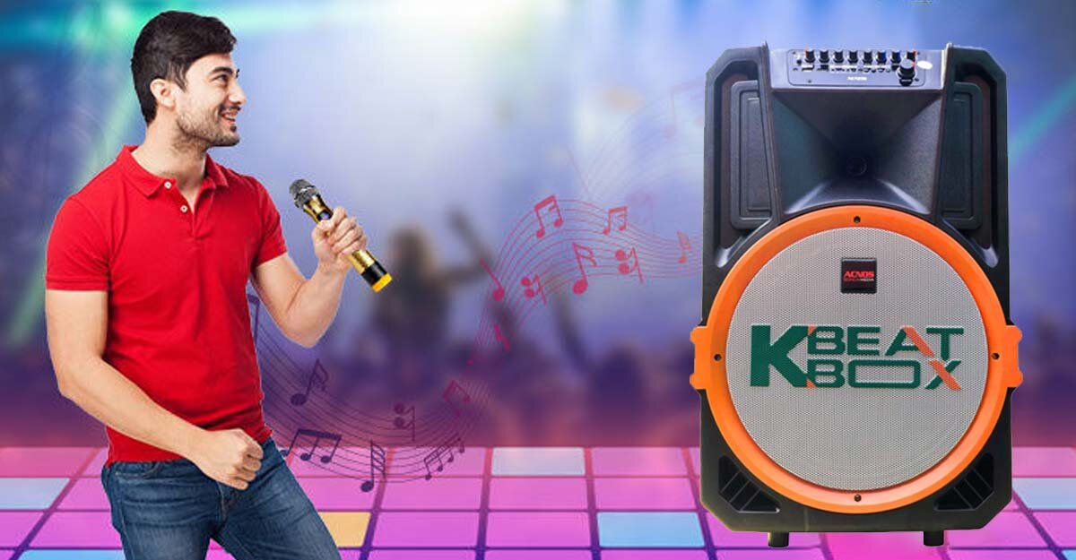 Loa kéo Acnos KB39L hỗ trợ nhiều hình thức kết nối khác nhau