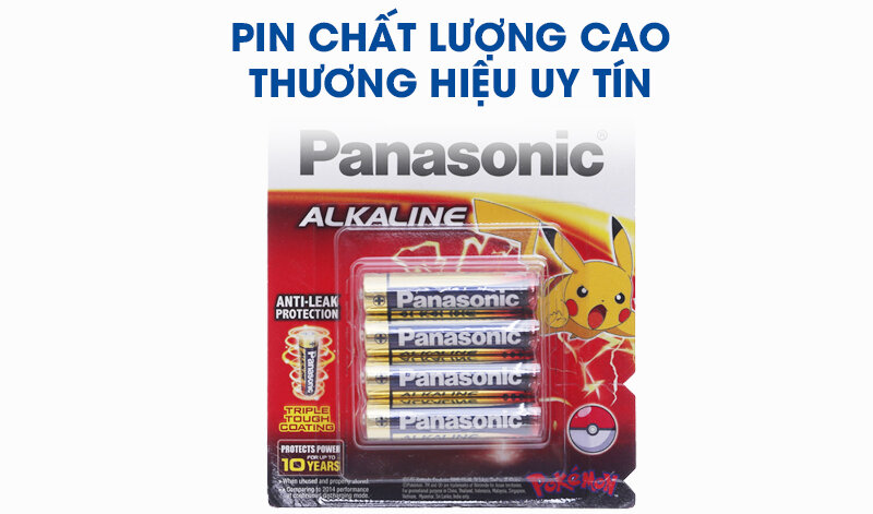 Pin AAA 4 viên Panasonic Alkaline LR03T-4BPKV