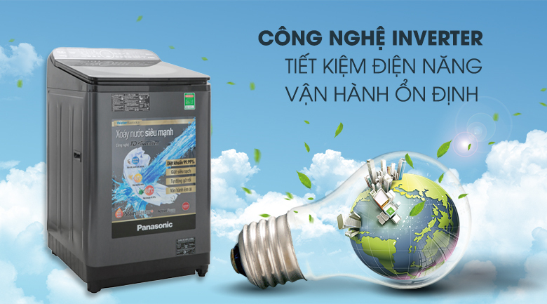 Máy giặt 10.5kg cửa trên Panasonic NA-FD10VR1BV Máy giặt 10.5kg cửa trên Panasonic NA-FD10VR1BV