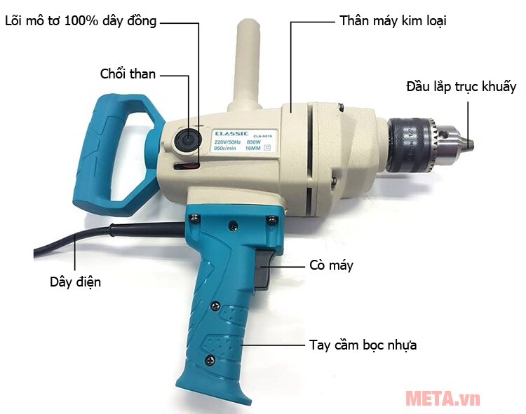 Máy khuấy sơn Classic CLA-6016