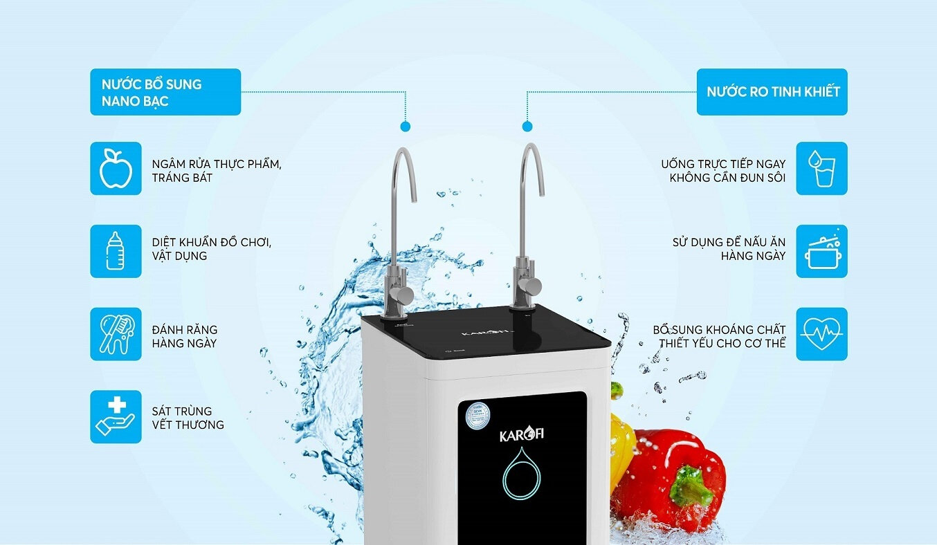 Máy lọc nước Karofi Optimus O-S139-NS