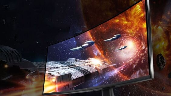 Màn hình Full HD bo cong đầy nghệ thuật 1