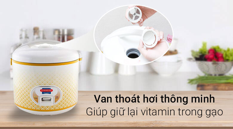 Nồi cơm điện Sunhouse 2.8 lít SH 830 Nồi cơm điện Sunhouse 2.8 lít SH 830