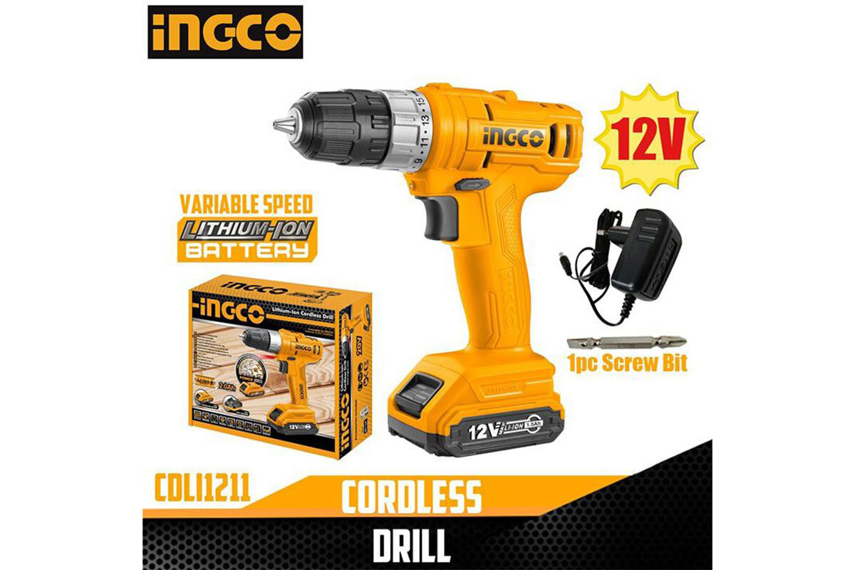 Máy khoan pin 12V INGCO CDLI1211