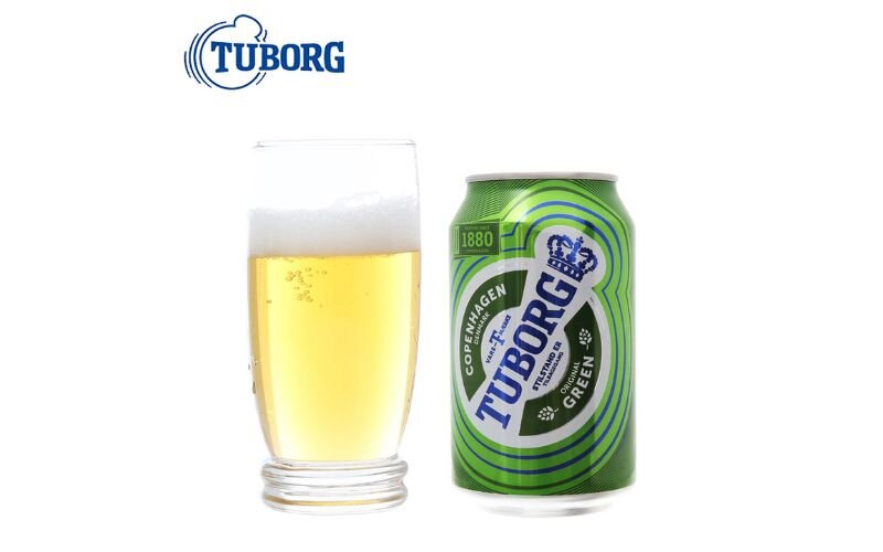 Thùng 24 lon bia Tuborg 330ml