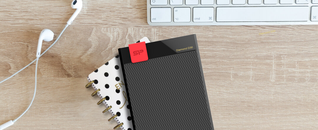 Ổ cứng di động SILICON POWER Diamond D30  Black, 2.5 inch 