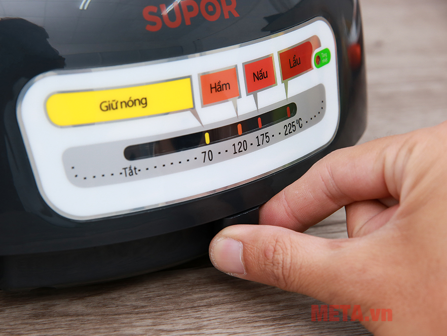 Nồi lẩu điện Supor HFK26EVN-130 công suất 1.300W Nồi lẩu điện Supor HFK26EVN-130 công suất 1.300W