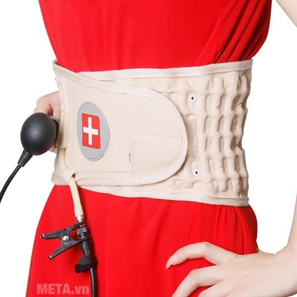 Đai hơi kéo giãn cột sống Lumbar Traction Belt CR-801