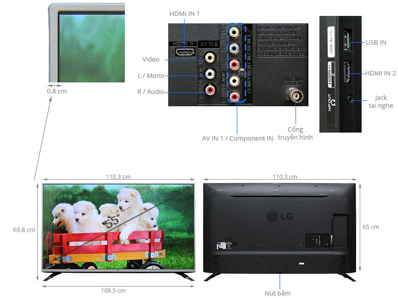 Tivi LG 49 inch 49LF540T Tivi LG 49 inch 49LF540T
