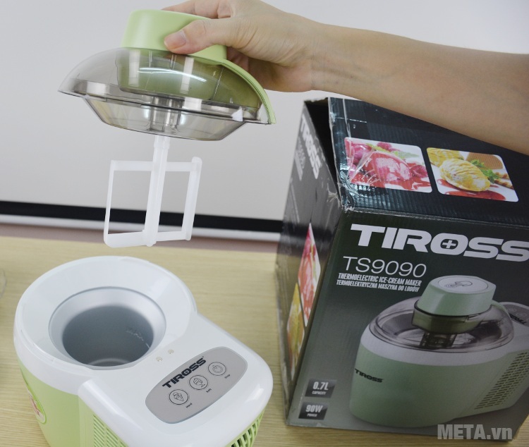 Máy làm kem tươi Tiross TS-9090 Máy làm kem tươi Tiross TS-9090