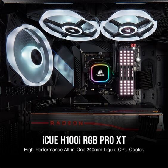 Tản nhiệt nước Corsair iCUE H100i RGB Pro XT (Ảnh 1)