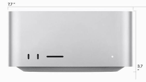 thiết kế của Mac Studio M1 Max 2022