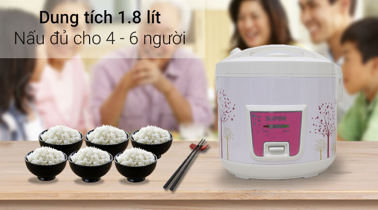 Nồi cơm điện Supor 1.8 lít SRC922 Nồi cơm điện Supor 1.8 lít SRC922
