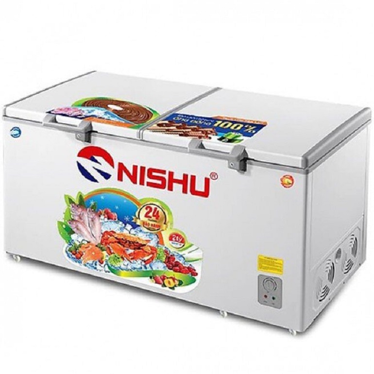 Tủ đông Nishu 2 ngăn 300 lít NTD-388 2 Tủ đông Nishu 2 ngăn 300 lít NTD-388