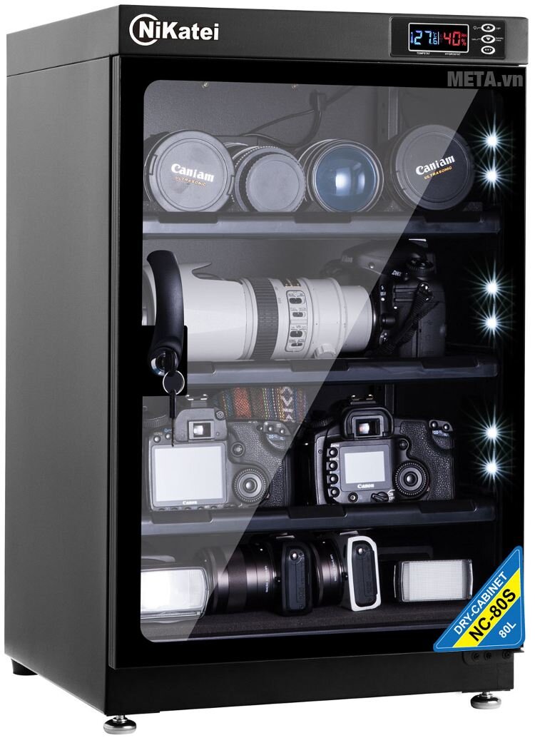 Tủ chống ẩm cao cấp Nikatei NC-80S (80 lít) Tủ chống ẩm cao cấp Nikatei NC-80S (80 lít)