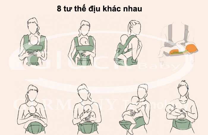 Địu em bé Gluck GP-709