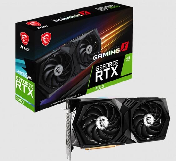 Card đồ hoạ MSI GeForce RTX 3050 Gaming X 8G (Ảnh 1)