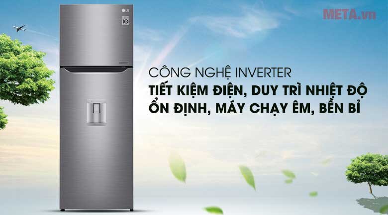 Tủ lạnh LG GN-D315PS Inverter 315L
