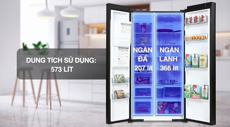 Thiết kế Hitachi R-SX800GPGV0 cao cấp và sang trọng