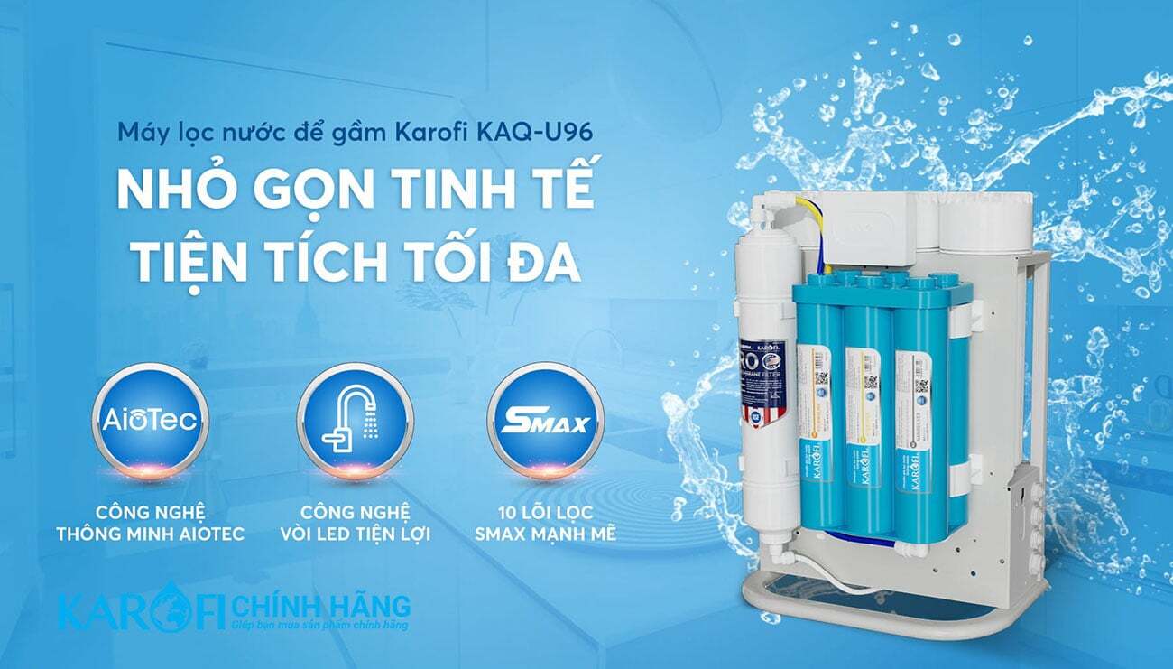 Máy lọc nước dạng để gầm Máy lọc nước 10 lõi