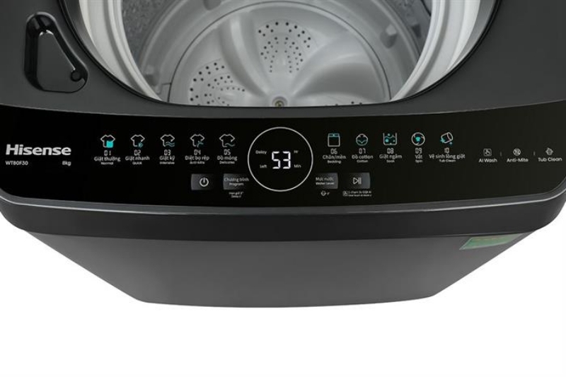 Máy giặt Hisense 8kg WT80F30 3 Máy giặt Hisense lồng đứng 8kg WT80F30