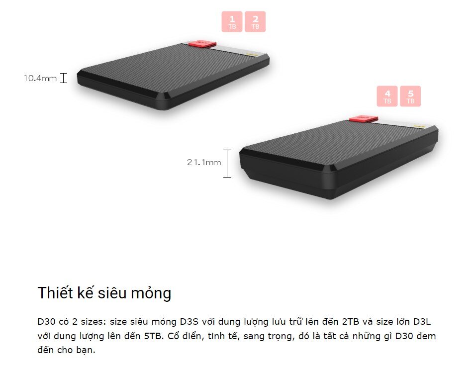 Ổ cứng di động SILICON POWER Diamond D30  Black, 2.5 inch 